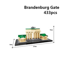 City Architecture Compatible Legoingly New York Berlin Venice Budapest Louvre Pair America Model Buildings Blocks Kits Kids Toys