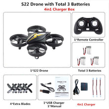 Mini Drone Headless Mode Quadcopter 6-Axis Gyro Quadrocopter 2.4GHz Drones Remote Control RC Helicopter VS H36 E010 Dron