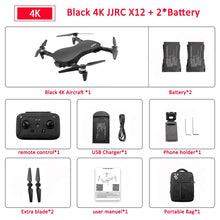 JJRC X12 Anti-shake 3 Axis Gimble GPS Drone with WiFi FPV 1080P 4K HD Camera Brushless Motor Foldable Quadcopter Vs H117s Zino