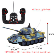 Military RC Crawler Tank Remote Control Simulation Armos Corps Tiger Battle Model Mutual Fight Army Toys for 6 Year Old Children