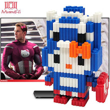 MUMUELI Mini Cute Cat Assembly DIY Anime Figure 3D Building Model Kit Blocks Crafts for Girl Children Kids Resin Toys DTSET-1