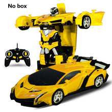 New Rc Car Deformation 2 in 1 RC Car Driving Sports Cars drive Deformation Robots Models Remote Control Car RC Fighting Toy Gift