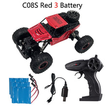 Teeggi C08S Remote Control Toys RC Car 1:16 4WD Climbing Car Bigfoot Cars Off-Road Vehicle Toy for Children Gift Double Motors