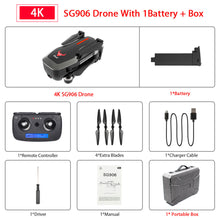 SG906 Pro GPS Drone with Wifi FPV 4K HD Camera Two-axis anti-shake Self-stabilizing Gimbal Brushless Quadcopter Vs Sjrc F11 Pro