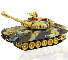 2017 new Tank world Remote battle tank 9995 44cm large size Track charging remote control vehicle car model Parent-child toy