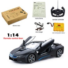 Rastar BMW RC Car 1:14 1:18 i8 Remote Control Toys Radio Control Car Machines Model Electric Car Toys Boys Birthday Gifts Kids