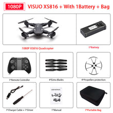 Visuo XS816 Drone with 50 Times Zoom WiFi FPV 1080P or 4K Dual Camera Optical Flow Quadcopter Foldable Selfie Dron VS SG106