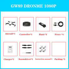 Global Drone GW89 Quadrocopter with Camera HD 1080P Helicopter RTF Folding RC Drone X Pro WIFI FPV Dron VS M69 E58 E520 SG106