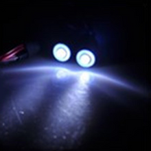 2 LEDs 10mm/13mm Red White Blue Yellow Green Angel Eyes LED Headlight Light For 1/10 RC Cars Truck