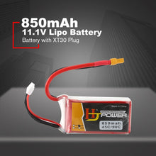 7.4V/11.1V 850MAH/1000MAH 45C 2S Lipo Battery XT30/JST Plug Rechargeable for RC Racing Drone Helicopter Car Boat Model