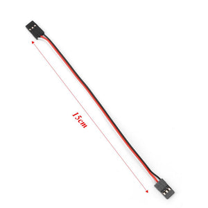 10pcs 50mm-300mm Male To Male Quadcopter Extension Servo Lead Futaba JR Wire Cable RC