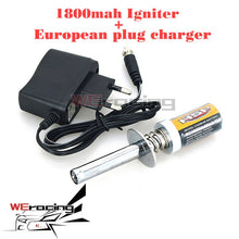 HSP Gas RC Nitro Engine motor glow 1.2V 1800MA 3600MA RECHARGEABLE GLOW PLUG Starter Igniter AC Charger for RC 1/8 1/10 Car F122