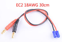 RC battery charger cable EC2 EC3 EC5 Deans Tamiya MPX XT30 XT60 XT90 XT150 Traxxas HXT Futaba to 4mm banana plug adapter cable