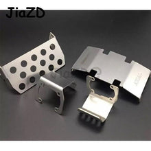 Stainless Steel Chassis Armor Protection Skid Plate for 1/10 RC Crawler Accessories TRX4 SCX10 II 90046/47 90059/60 F120BP ZXZ