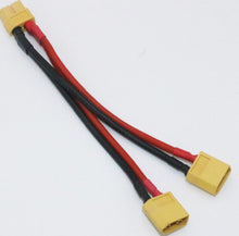 1pcs Xt60 Parallel Battery Connector Cable Dual Extension Y Splitter Silicone Wire