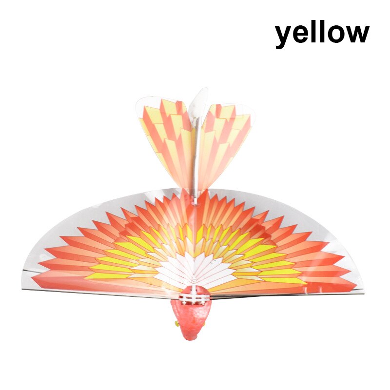 Electronic Toy Bird Bionic Flapping Wing Power Flying Bird RC Flying Bird Plane Flight Model 2.4GHz Drone Kids Gifts FJ88