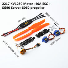 New style A2217/A2212 2200KV / 1000KV Brushless Motor 30A / 40A ESC SG90 9G Micro Servo With T plu for RC Fixed Wing Plane