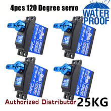 Waterproof Metal Gear SPT 5425lv 25kg 35kg Large Torque Digital Coreless Servo for RC Car TRAXXAS Crawler TRX4 baja boat Robot