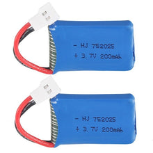 For Syma X4 X11 X13 RC Drones 3.7V 200mah LiPo battery + 5 in1 charger for Syma X4 X11 X13 RC Quadcopter Parts 752025