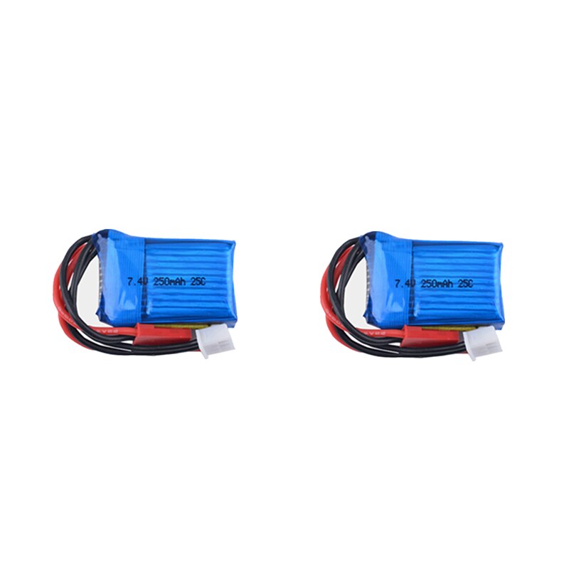 2 3 pcs 7.4V 250mAh 25C 2S Short Card li-po Battery For Mini Remote Control Car 1/35 Rc Mini Helicopter