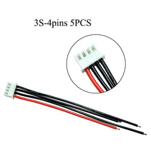 5pcs Lipo 2S 3S 4S 5S 6S Battery Balancing Changer Wire Line Cable JST-XH JST XH Connector Adapter Plug 22AWG 100mm 10cm