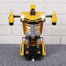 2.4G RC Electric Remote Control Robot Car Plastics and Electronic Components Transformation Battery Kids Gifts Toy