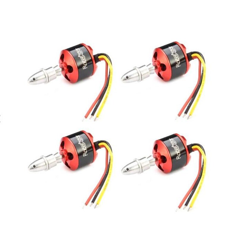 1/4PCS Racerstar BR2212 1400KV 2-4S Brushless Motor For RC Airplane Quadcopter FPV Drone Multicopter RC Parts Multirotor Accs
