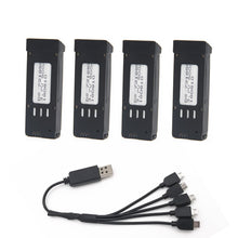 3.7V 500mAH E58 JY019 Battery with 5in1 Charger 3.7V 500mAH Battery Spare Parts for Folding 4-axis UAV D30