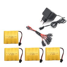 4.8V 700mAh Ni-Cd Battery With 5 in 1 Charger For Remote Control Toys Lighting Electric Tool AA Group RC TOYS Battery Group