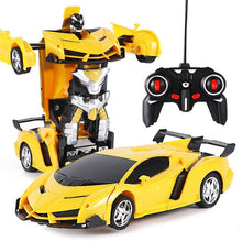 Technic Transformation RC Car Remote Control Car Radio-Controlled Sport Car Drift Model Transform Toy 1:18 One-key