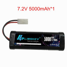 7.2V 5000mAh Ni-MH SC battery and 7.2v charger for RC toys tank car Airplane Helicopter With Tamiya Connectors 7.2 v battery