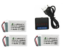 1400mAh 3.7v lipo Battery for SYMA X5 X5S X5C X5SC X5SH X5SW M18 H5P HQ898B HQ859B H11D H11C T64 T04 T05 F28 F29 T56 T57 Charger
