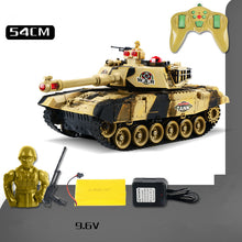 54CM Super Large Track Rolling Remote Control Tank Can Launch Combat turret 360° Rotating analog Sound Simulation Bombing 2.4GHZ