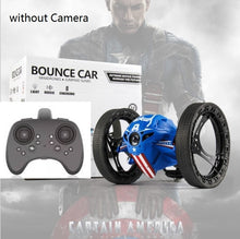 WiFi RC Prank Stunt i Toy High Speed Video Remote Control Jumping Car LED Headlight Smart Bounce Racer Christmas Gift Camera
