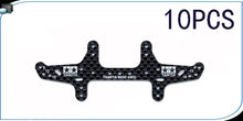 10Pcs 95072+94954 1.5mm HG Carbon Front Stay Fully Cowled Head Spare Parts For Tamiya Mini 4WD Racing Car Model 20th Anniversary