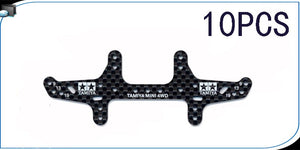 10Pcs 95072+94954 1.5mm HG Carbon Front Stay Fully Cowled Head Spare Parts For Tamiya Mini 4WD Racing Car Model 20th Anniversary