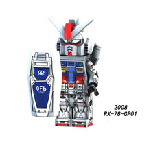 Single Sale Super Heroes Star Wars 2002 GUNDAM RX-78-1 Mini Building Blocks Figure Brick Toy kids gift Compatible Legoed Ninjaed