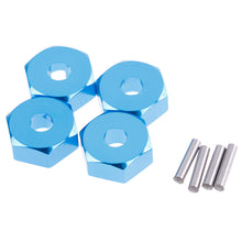 4Pcs/set New Aluminum RC Wheel Hex Nut With Pins Drive Hubs 4P HSP 102042 1/10 Upgrade Parts For 4WD Car Himoto