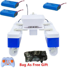 Professional Outside Fishing Electric RC Bait Boat Double Body Folding 500M 1.5KG Wireless Automatic Feeding Remote Control Boat