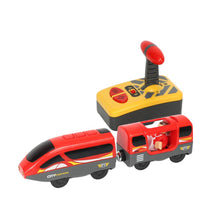 Children RC Train Toy Electric Magnetic Train Toy Locomotive Plaything For Wood Rail Way Train Model Mini Train Toys