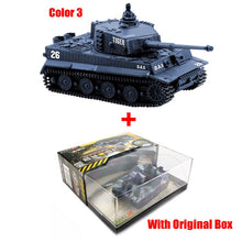 14CH 1:72 RC Tank Toy Great Wall 2117 Remote Control Tank Mini Tiger Battle Tank Toy Best Christmas Gift for Kids