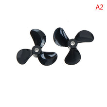 1 pairs High Strength D28/32/36/40/44/48mm 3 Blades 4mm Rc Boat Three Blades Paddle Nylon Boat Propeller Positive &Reverse Screw