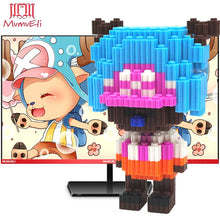 MUMUELI Mini Assembly DIY Japan Anime Figure Cute 3D Building Model Kit Blocks for Children Kids Resin Toys Collection DTSET-4