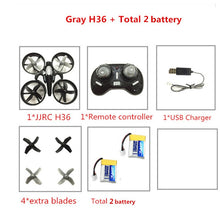 RC Helicopter JJRC H36 Mini Drone 2.4GHz 6-Axis Gyro Headless Mode One Key Return RC Quadcopter VS JJRC H8 Mini H20 Dron