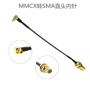1pc Video Transmitter Antenna Extension VTX MMCX Angle to SMA RP-SMA Female Adapter Connector Cable 100mm RC Accessories DIY
