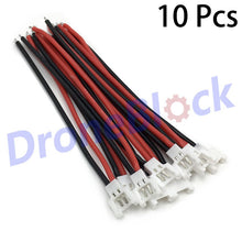 10 Pcs 1S Lipo Battery Balance Charger Switch Wiring Cable XH 2.0mm Pitch Plug Male Female For indoor drone syma X5C hubsan x4