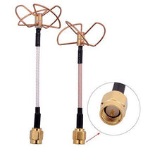 5.8 GHz FPV Straight Shape L Type Inner Needle / inner Hole Cloverleaf 5.8Ghz Antennas Set For RC Helicopter High Quality