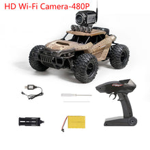 25KM/H Electric High Speed Racing RC Car with WiFi FPV 720P Camera HD 1:18 Radio Remote Control Climb Off-Road Buggy Trucks Toys