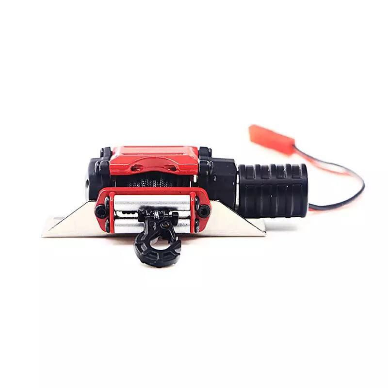 Automatic Winch and Wireless Remote Controller Receiver for 1/10 RC Crawler Car Axial SCX10 Traxxas TRX4 D90 TF2 Tamiya CC01 S95