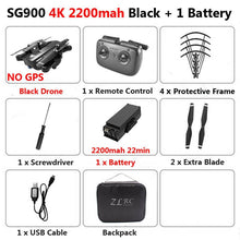 SG900-S SG900 Profissional Drone with Camera 1080P 4K HD GPS WiFi FPV 20Min Flight Time Wide Angle RC Quadcopter Helicopter Toys